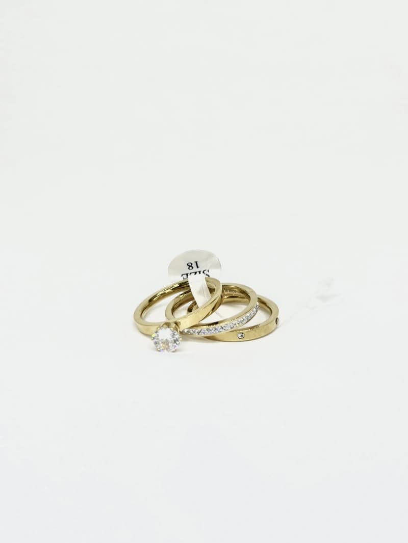 Bague lot solitaire