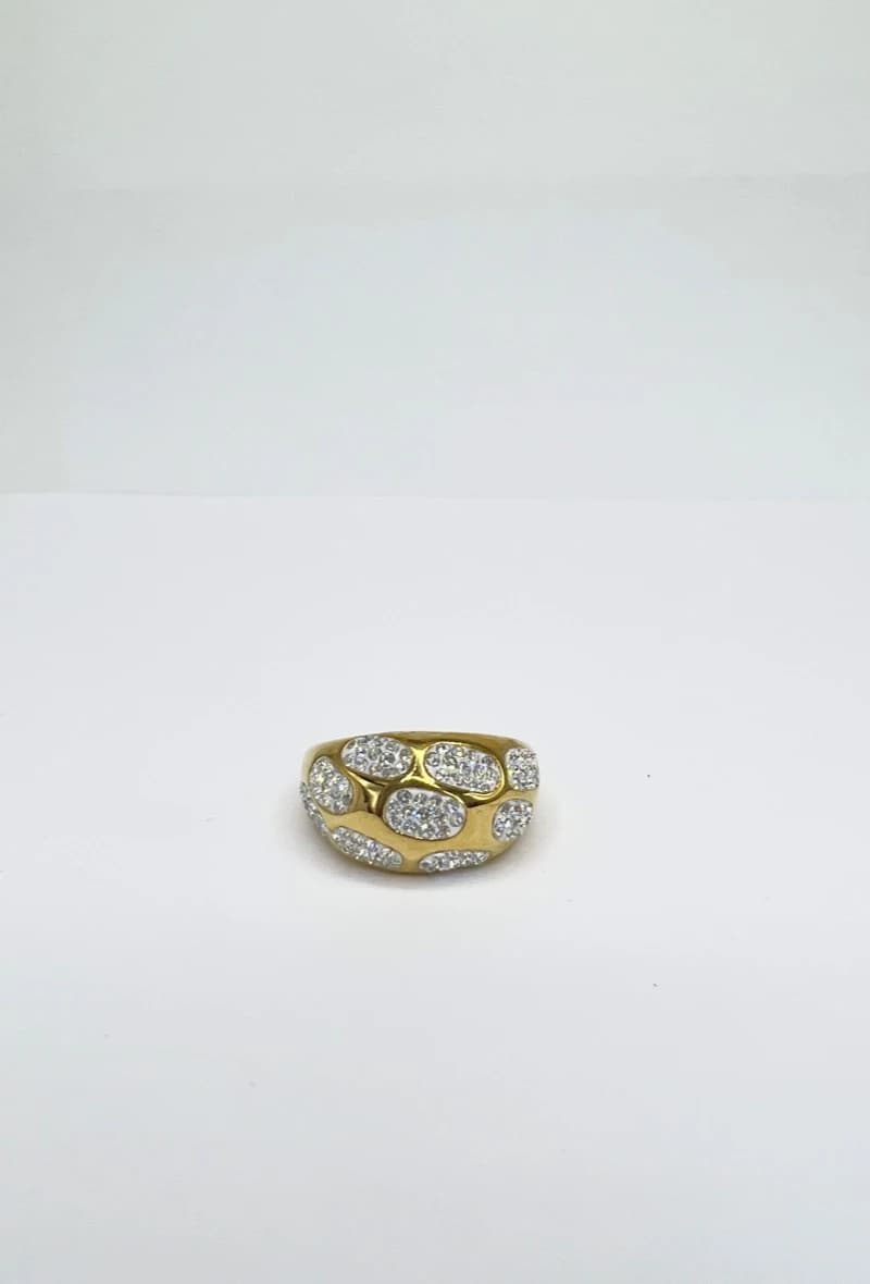 Bague effet léopard