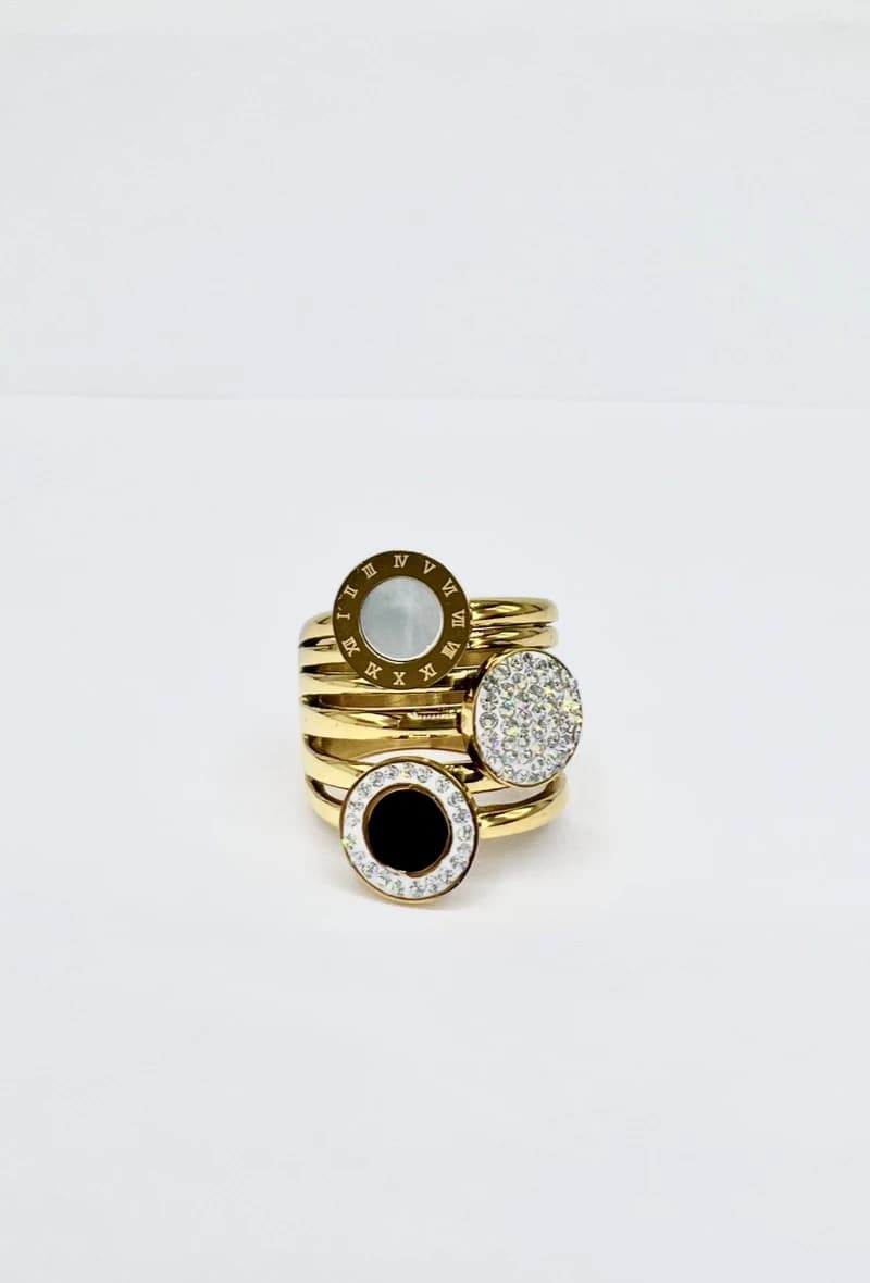 Bague 3 ronds large