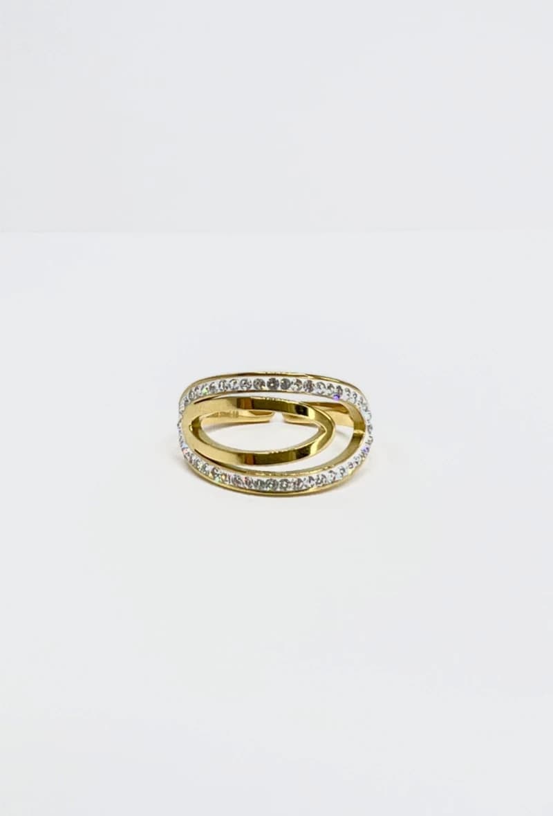 Bague 2 ovales