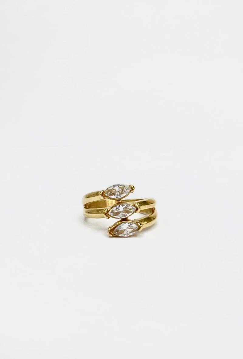 Bague 3 gouttes