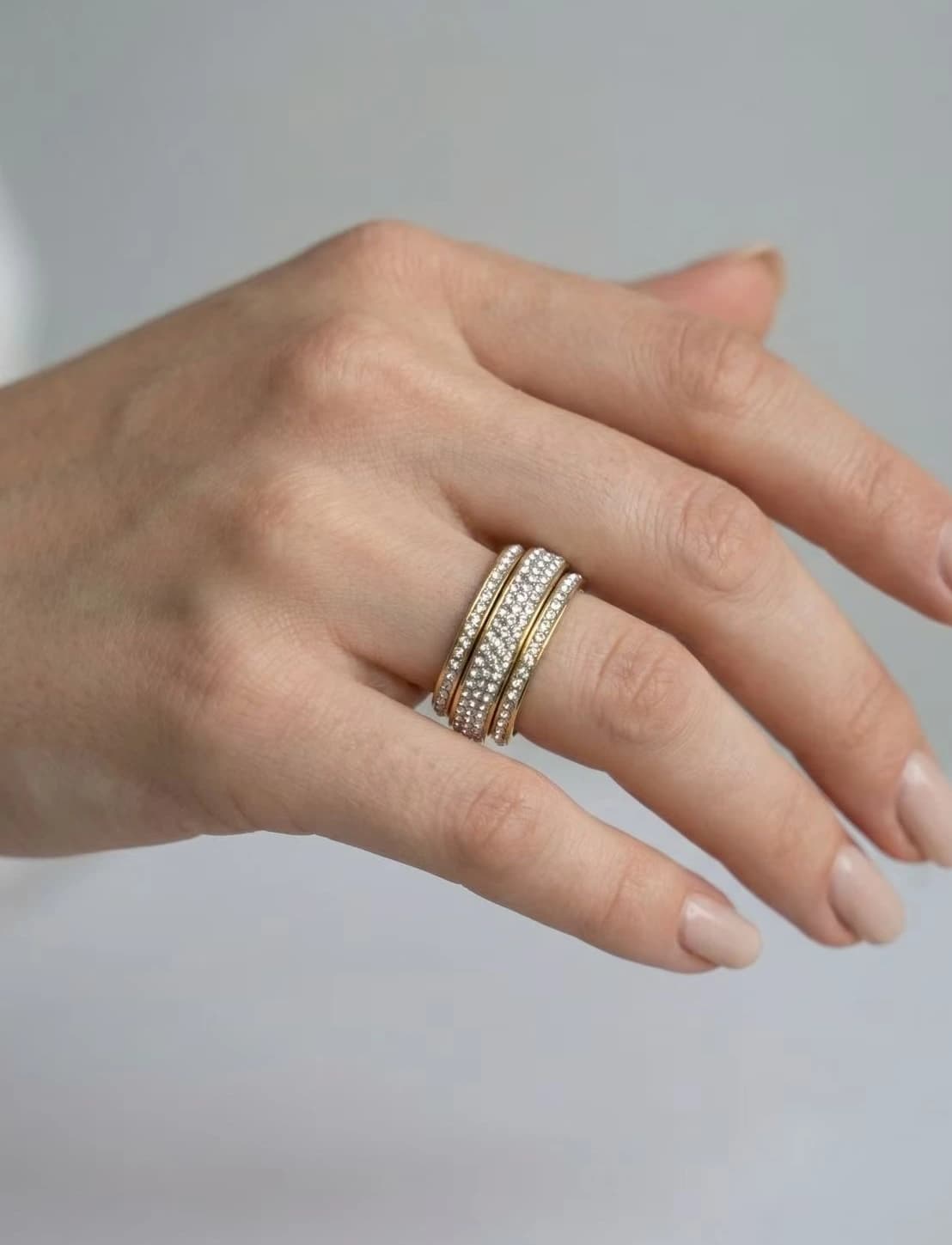 Bague lignes
