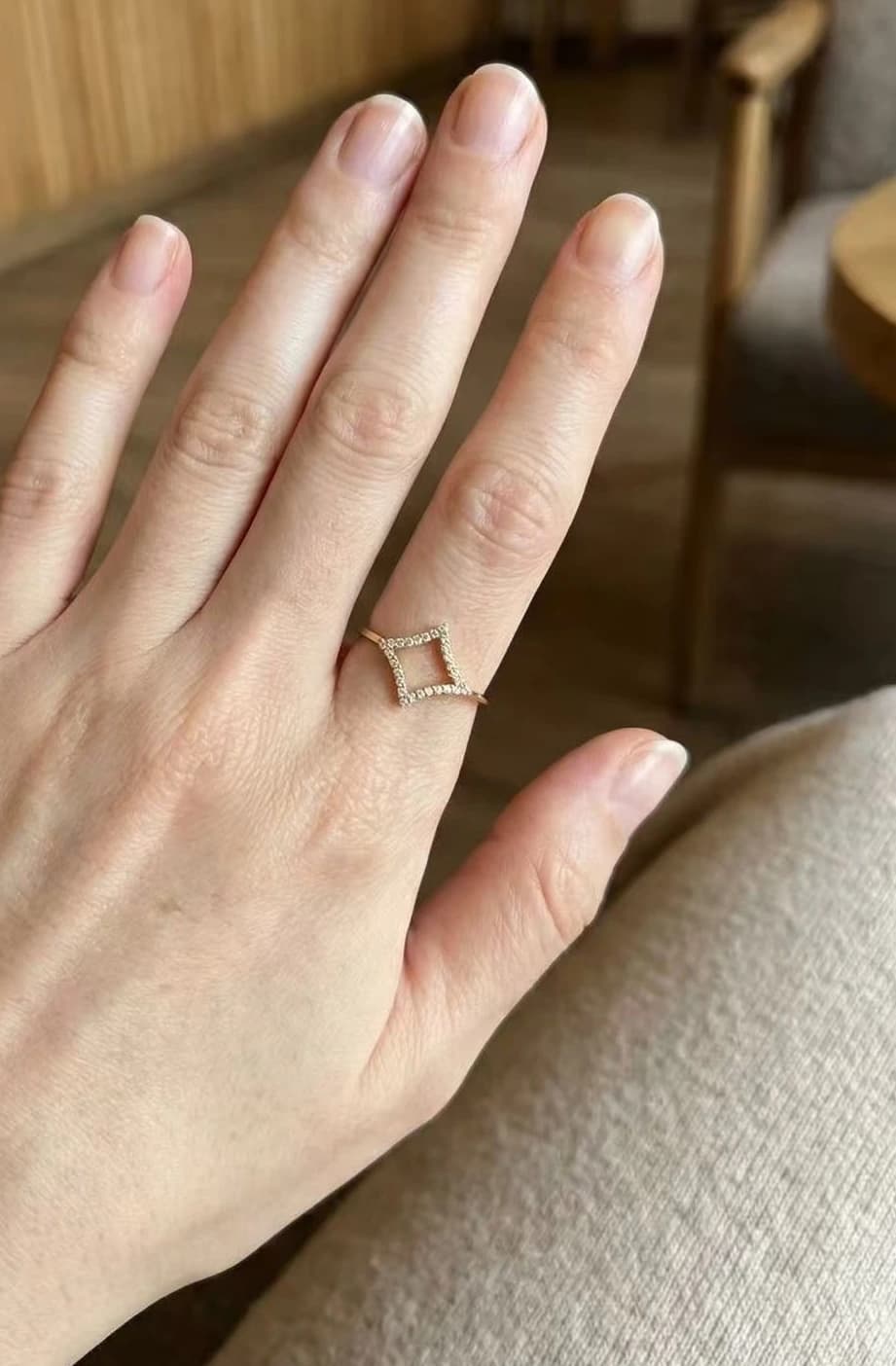 Bague carré