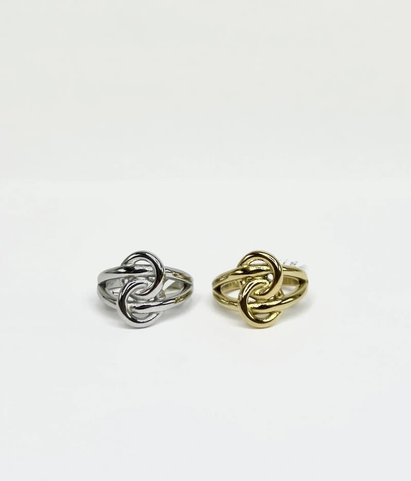 Bague lignes croisés