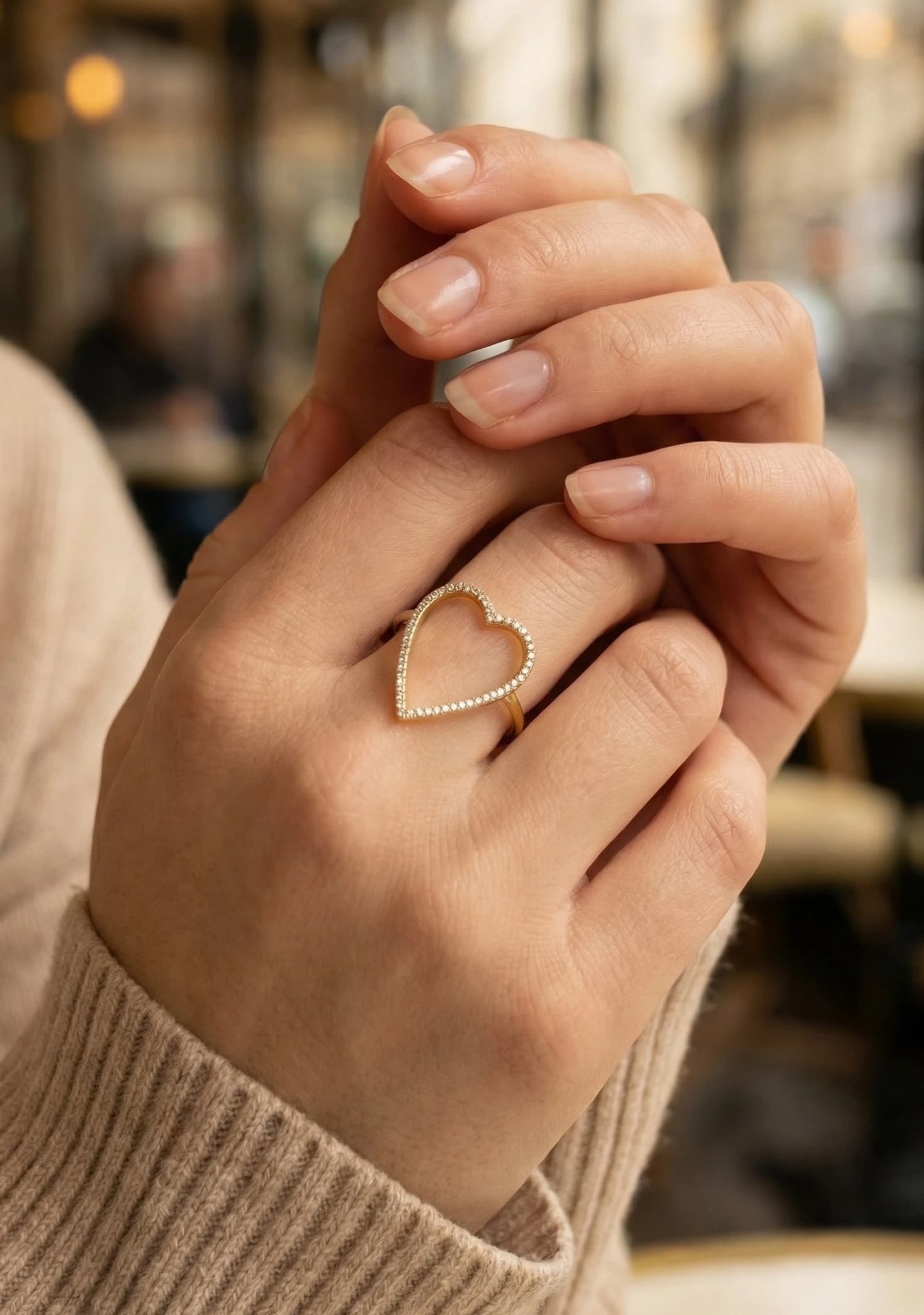 Bague coeur