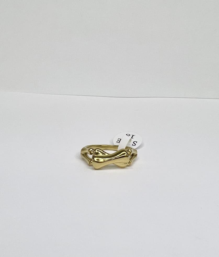 Bague bambou croisé