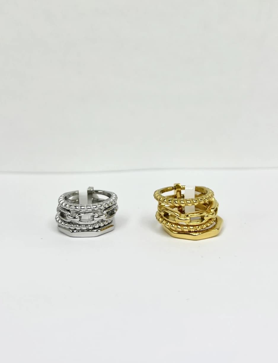 Bague lié 4 anneaux
