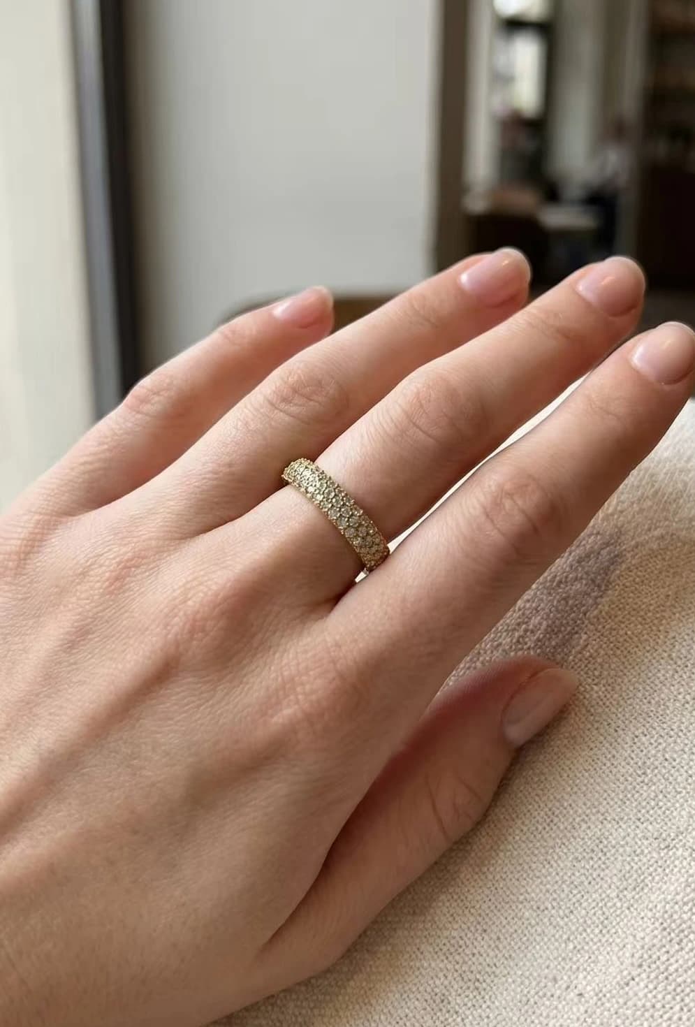 Bague strass