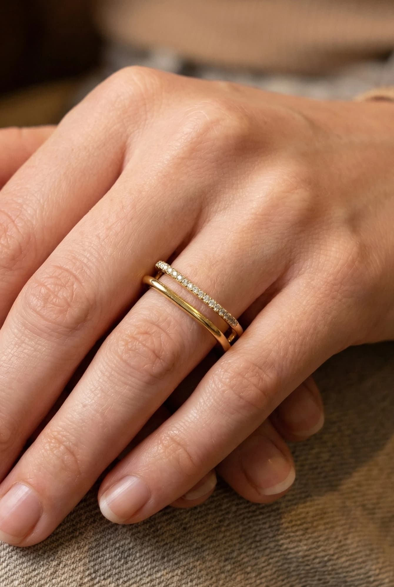 Bague carré