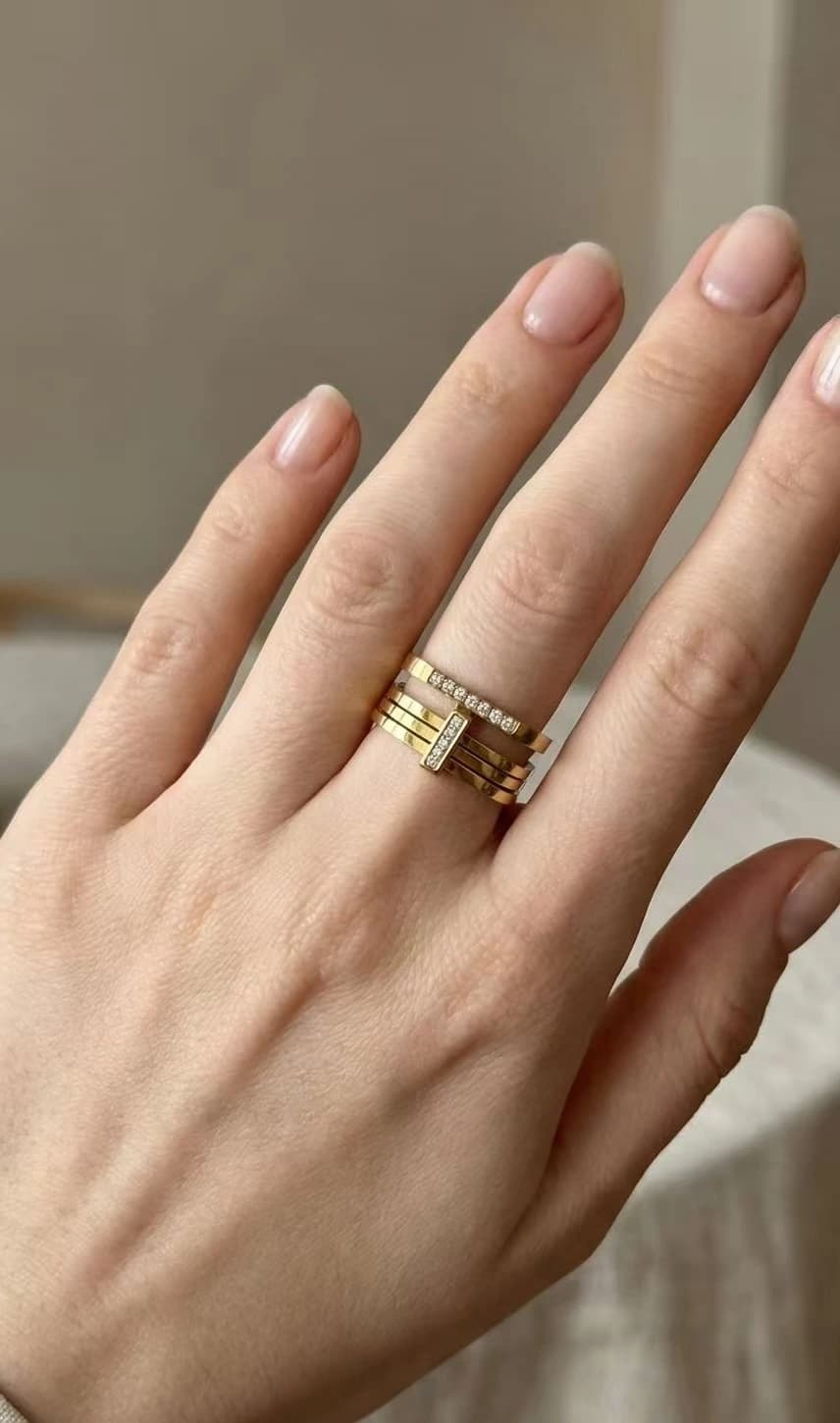 Bague carré