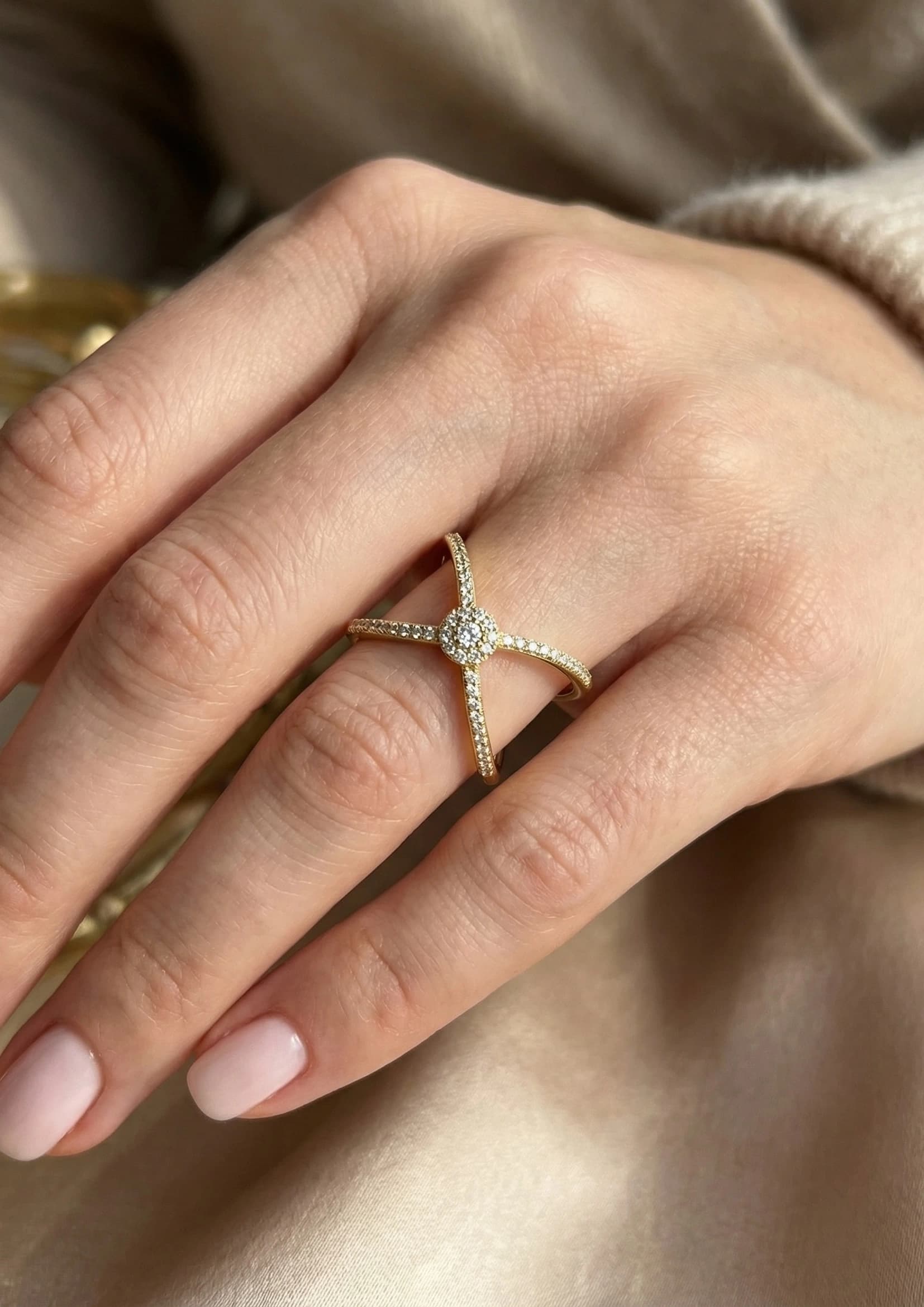 Bague croix