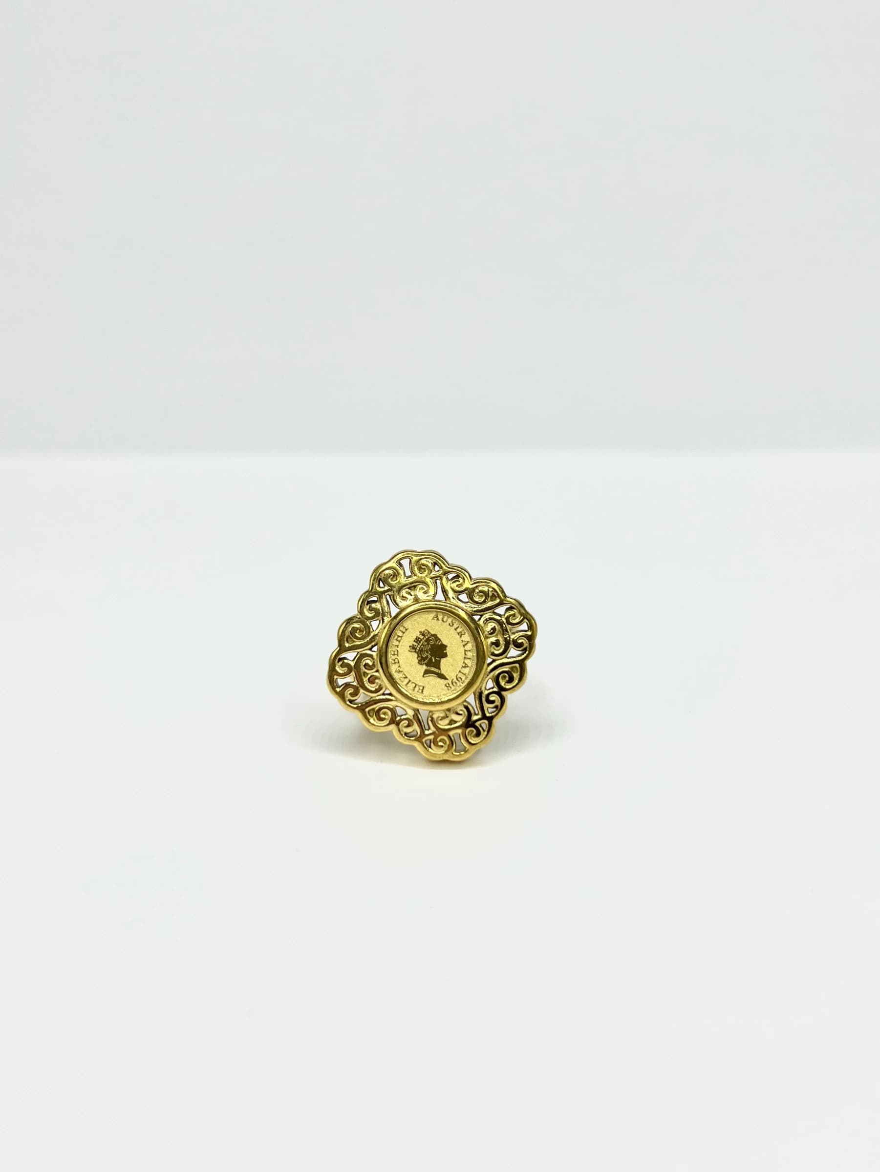 Bague Elizabeth carré