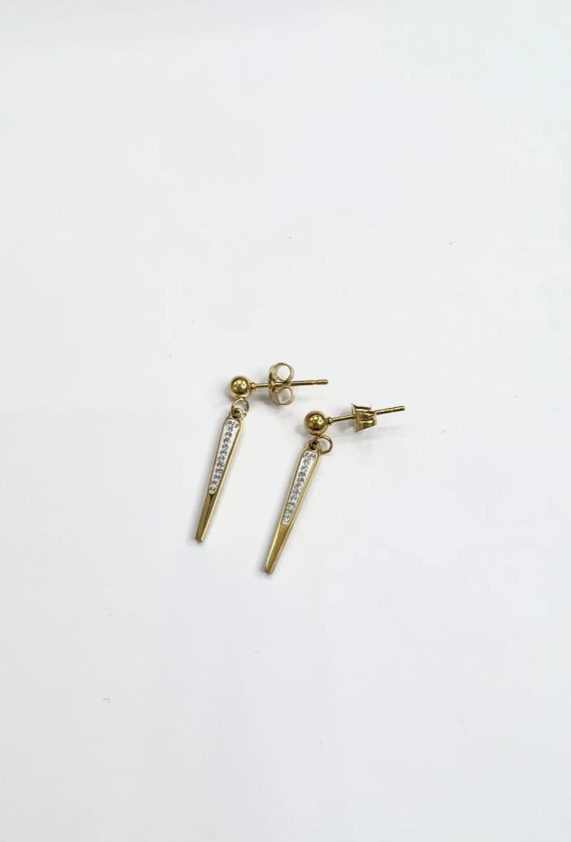 Boucle d'oreille triangle