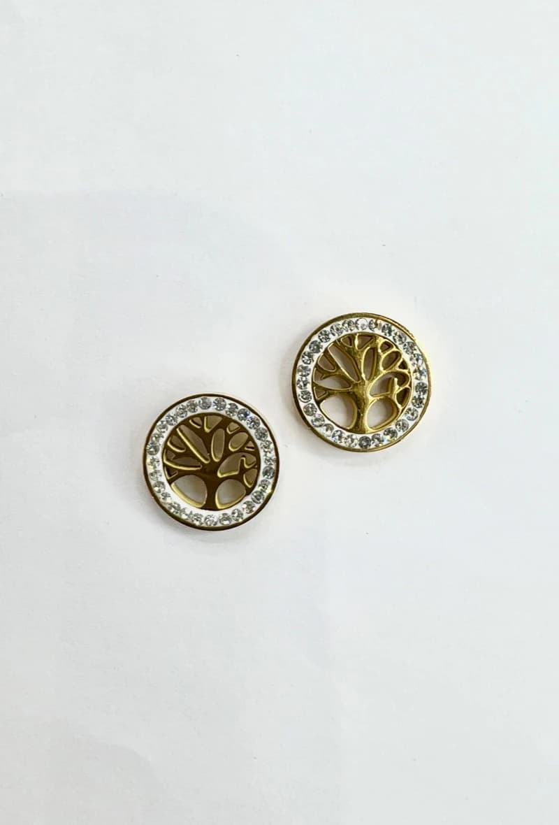 Boucle d'oreille trèfle love