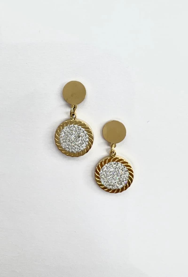 Boucle d'oreille rond