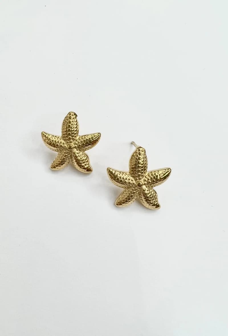 Boucle d'oreille étoile de mer