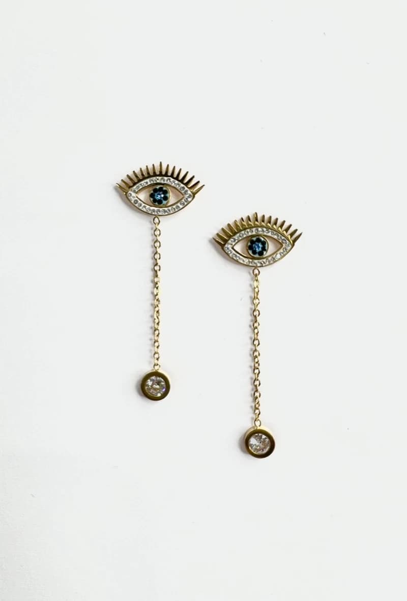 Boucle d'oreille oeil