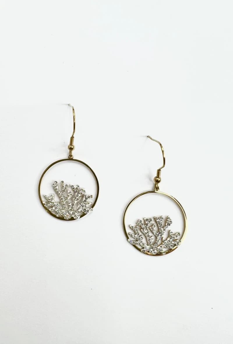 Boucle d'oreille arbre de vie