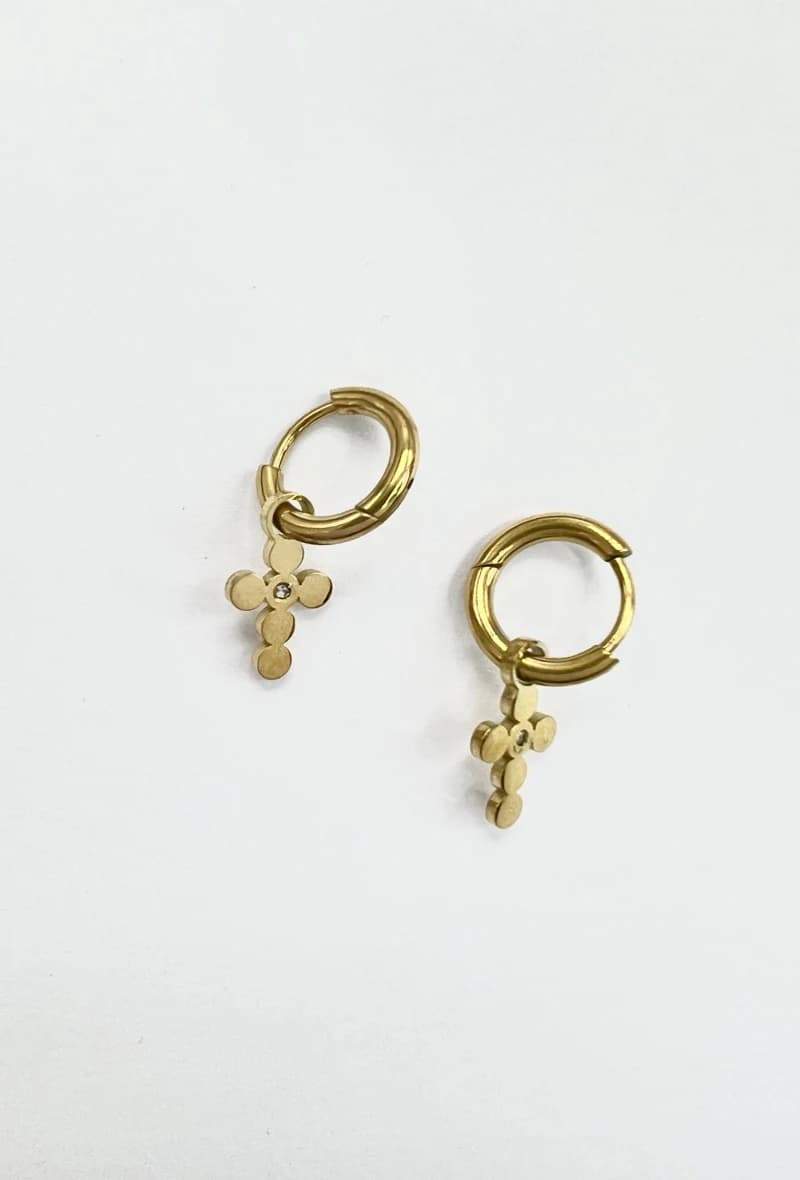 Mini créole cercle croix