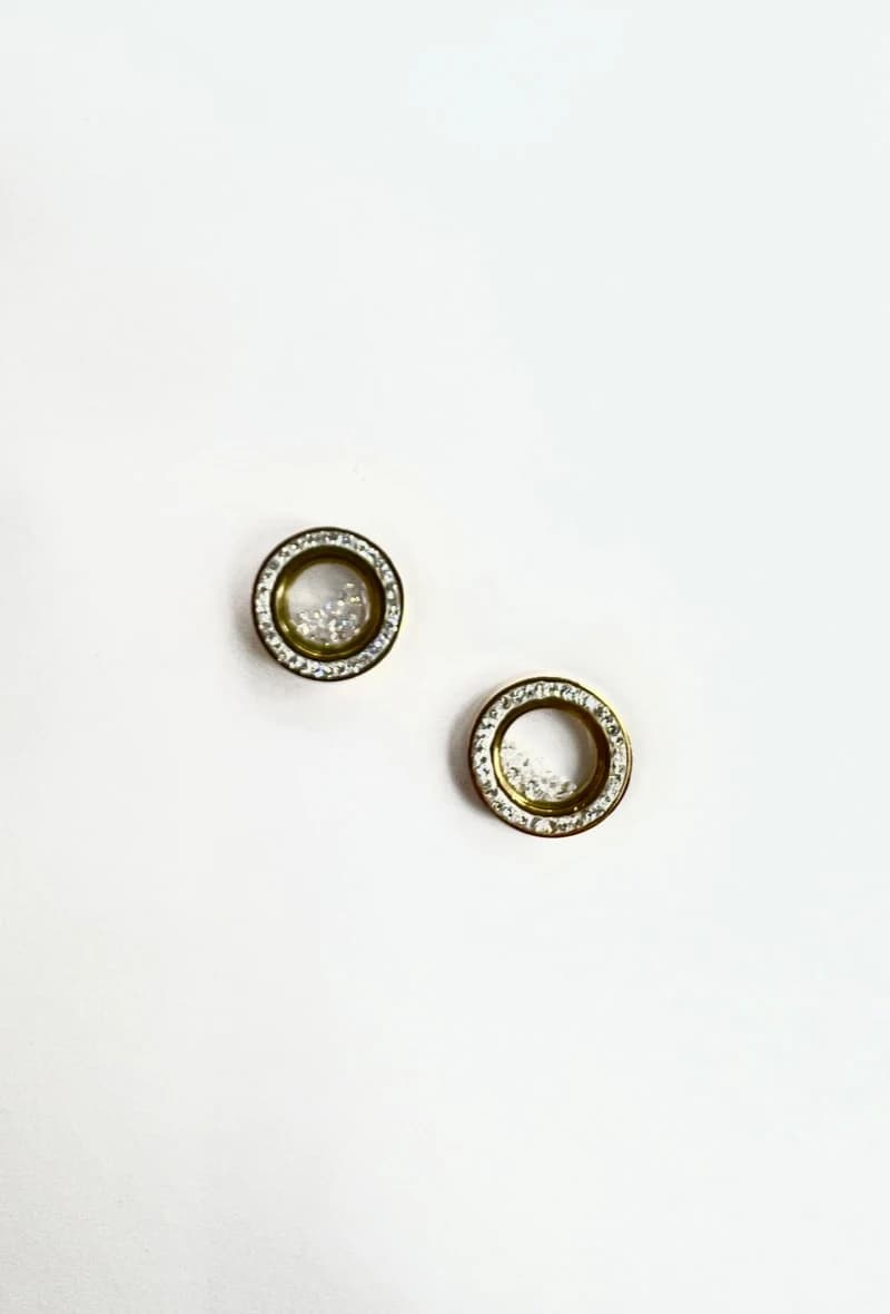Boucle d'oreille rond