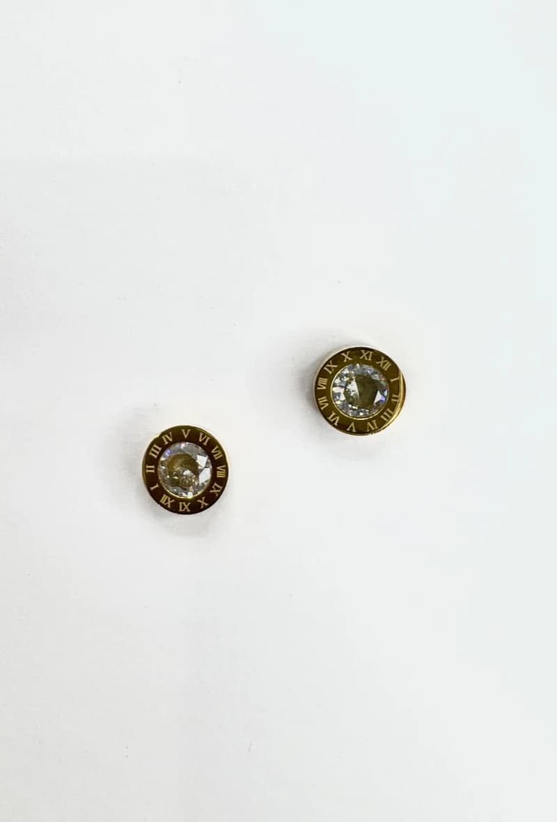 Boucle d'oreille rond