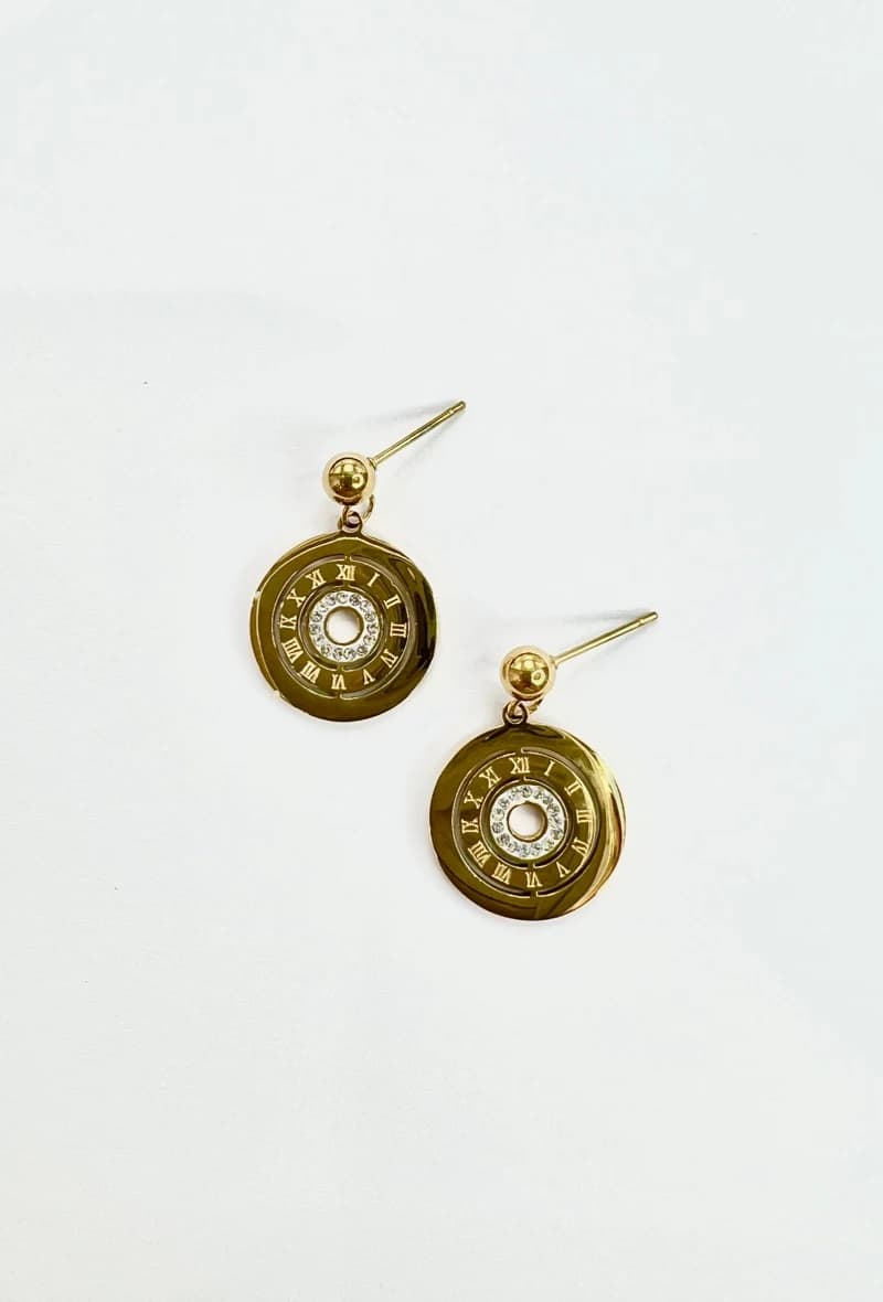 Boucle d'oreille rond