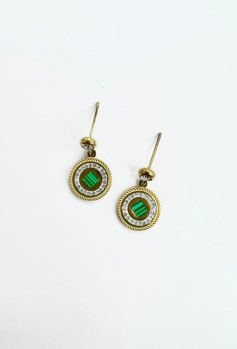 Boucle d'oreille rond