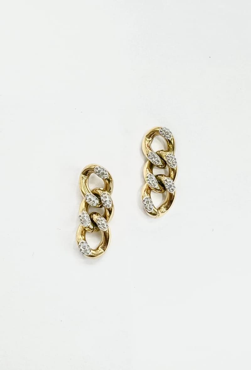 Boucle d'oreille maille