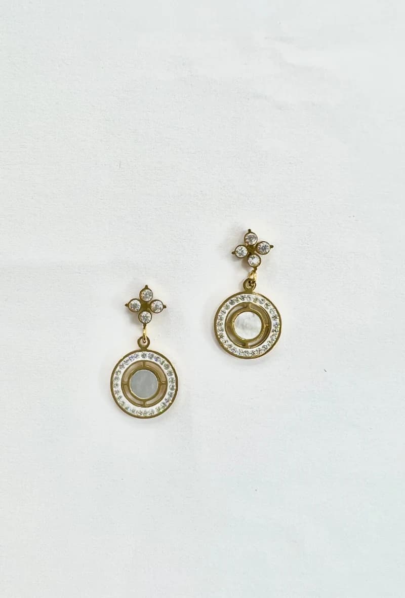 Boucle d'oreille rond