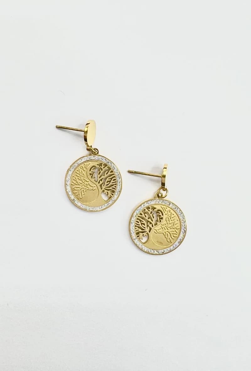 Boucle d'oreille arbre