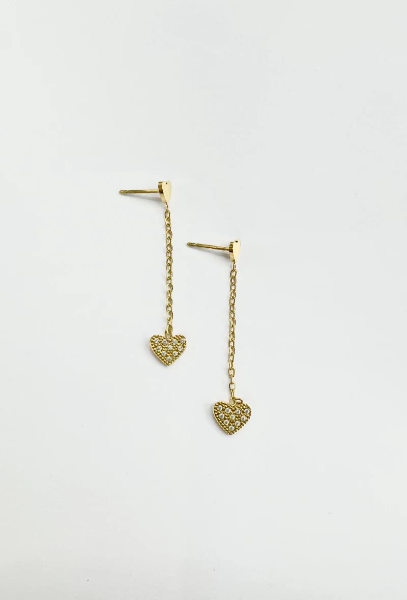 Boucle d'oreille coeur