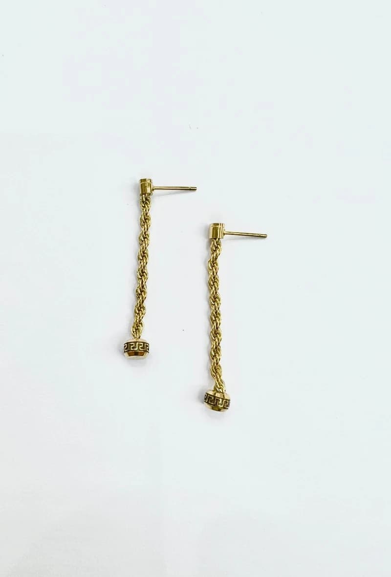 Boucle d'oreille labyrinthe