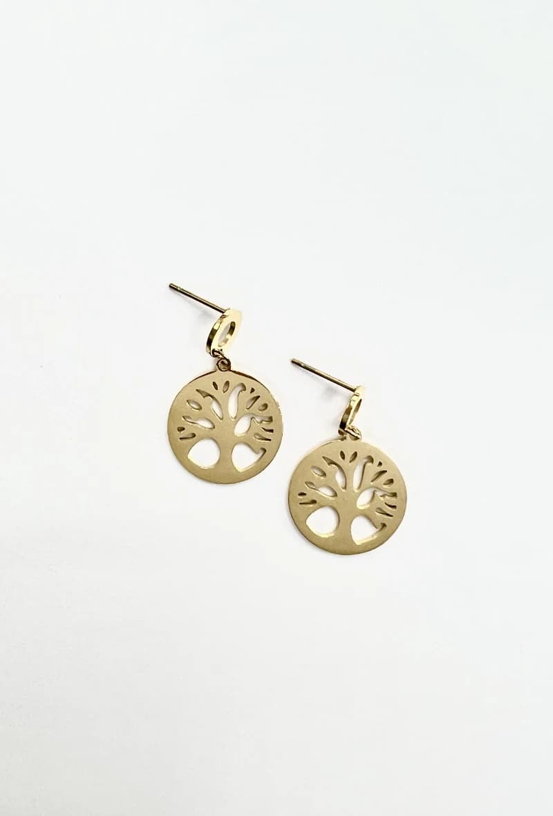 Boucle d'oreille arbre
