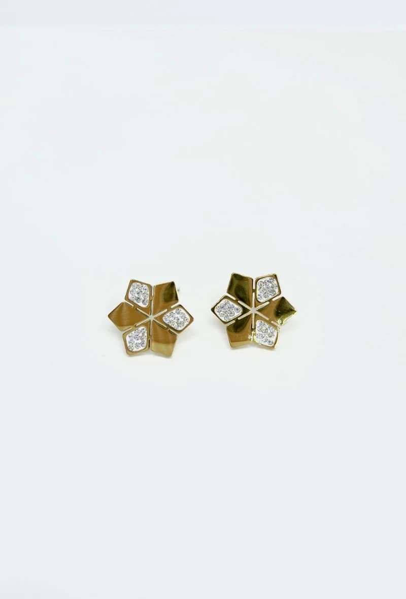 Boucle d'oreille flocon
