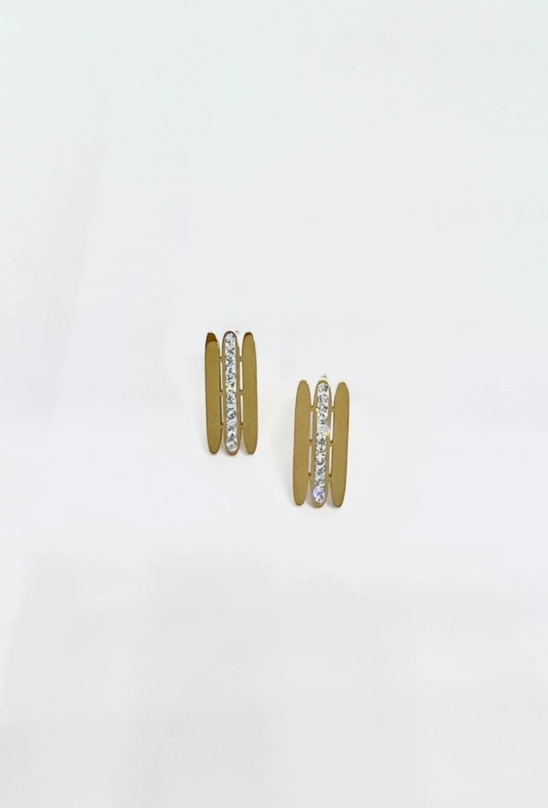 Boucle d'oreille lignes