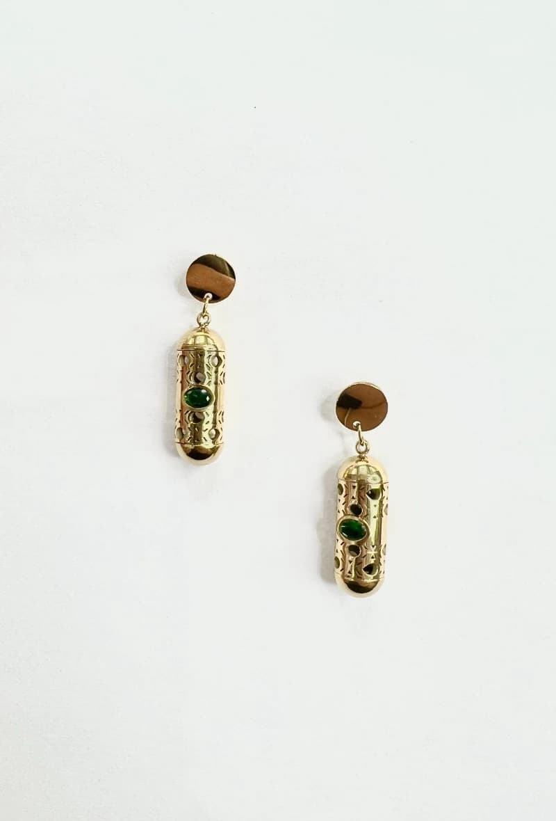 Boucle d'oreille lanterne