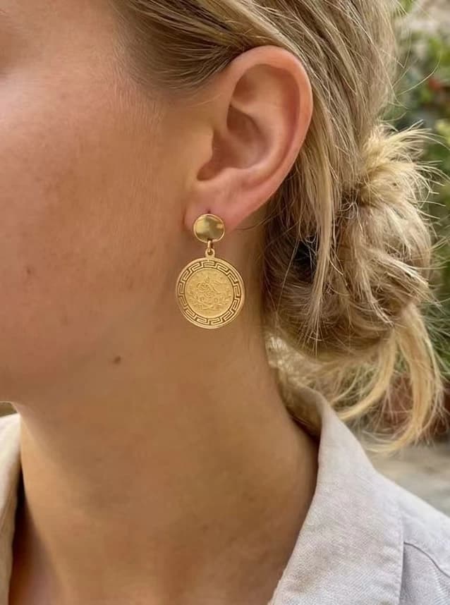 Boucle d'oreille oriental