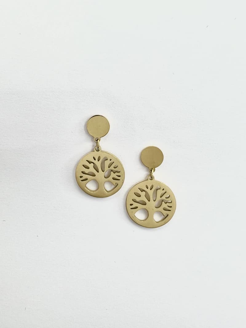 Boucle d'oreille arbre de vie
