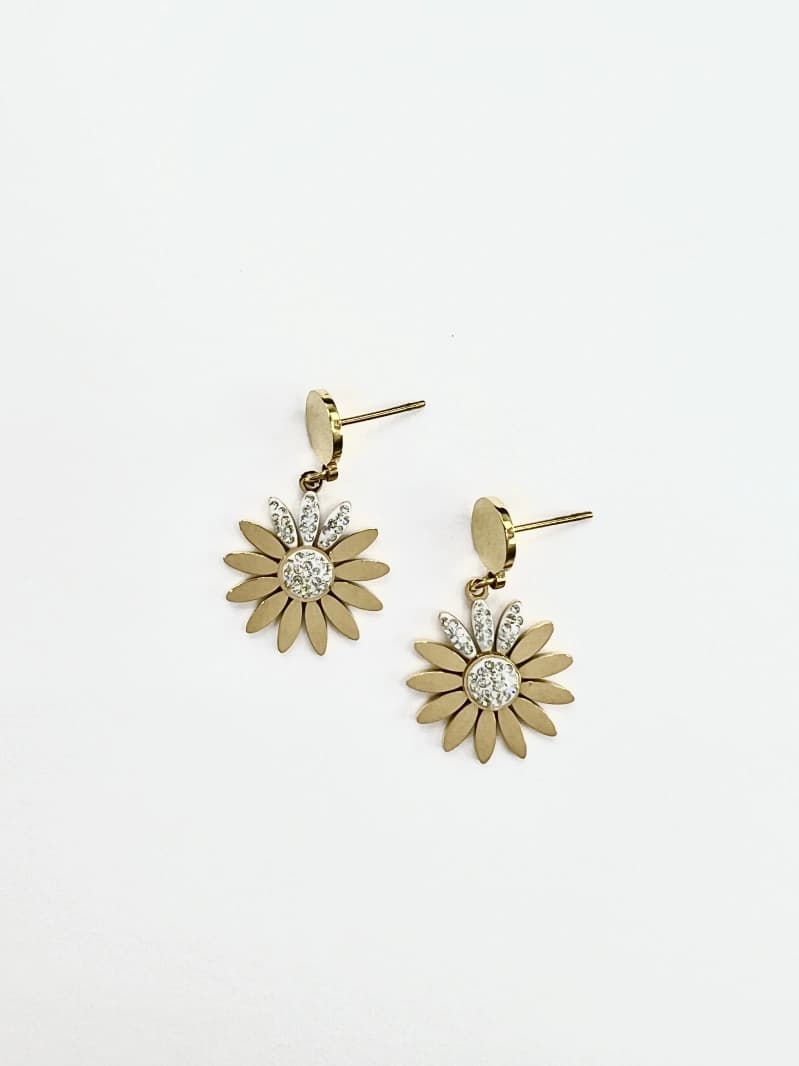 Boucle d'oreille fleur