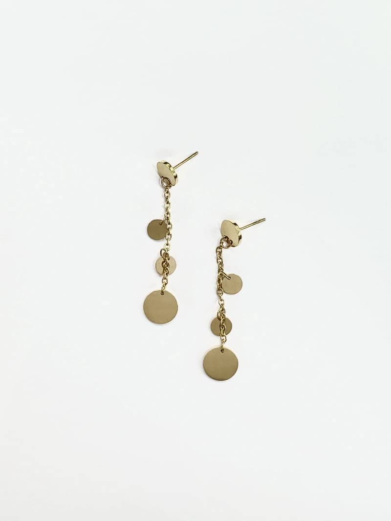 Boucle d'oreille rond cercle