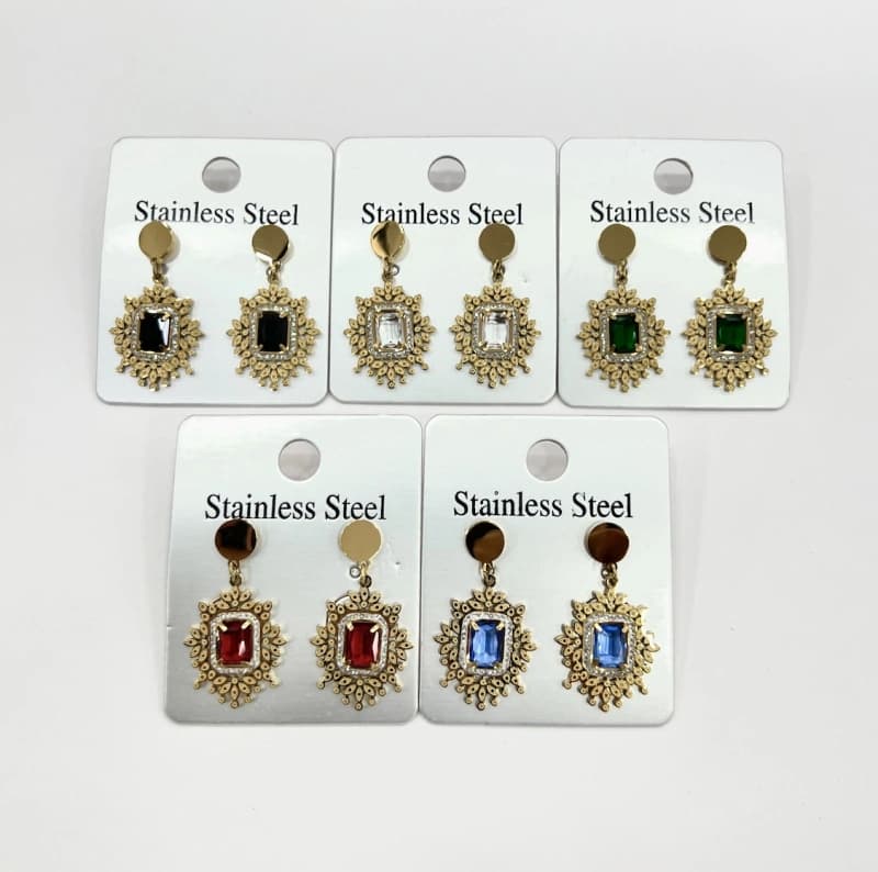 Boucle d'oreille fleur