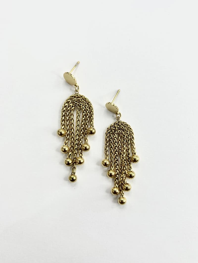 Boucle d'oreille frange