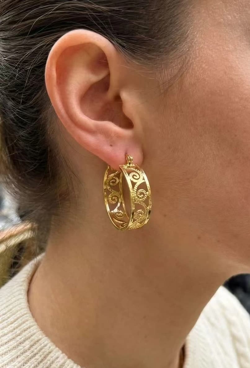 Boucle d'oreille créole