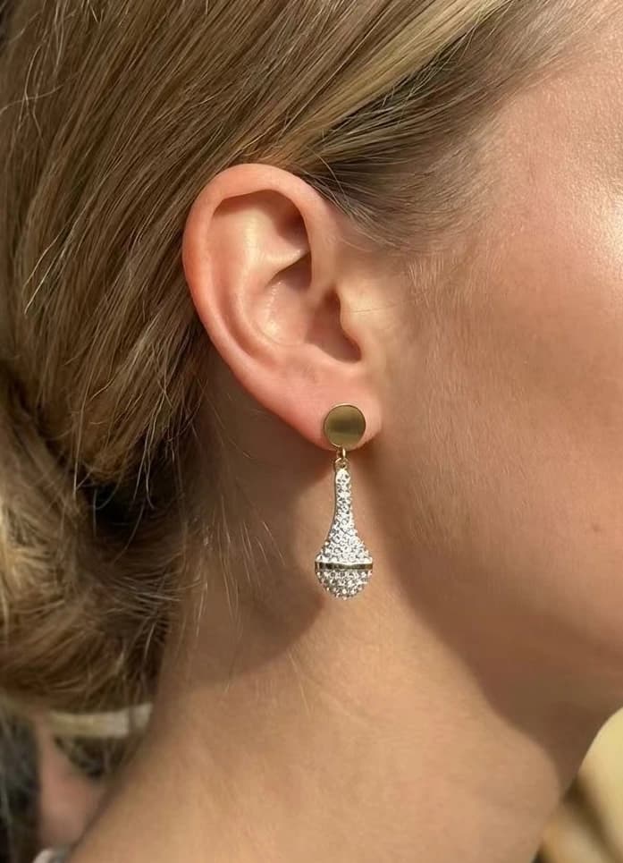 Boucle d'oreille goutte