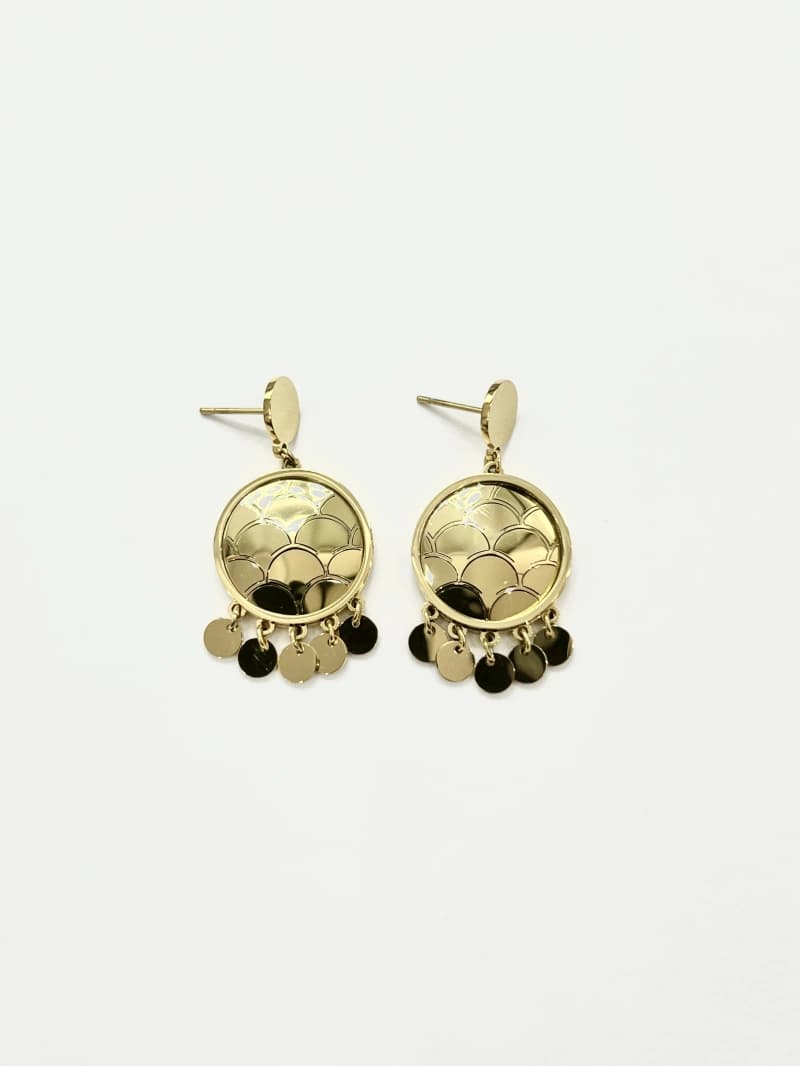 Boucle d'oreille écaille