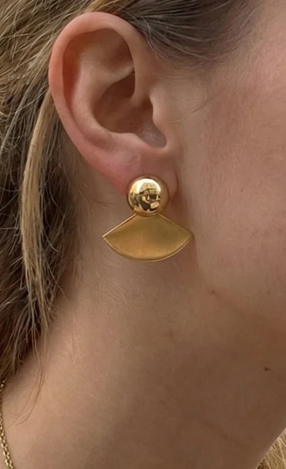 Boucles d'oreilles triangle