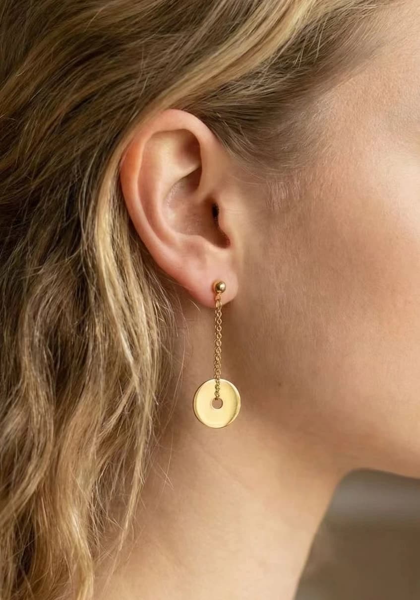 Boucle d'oreille cercle