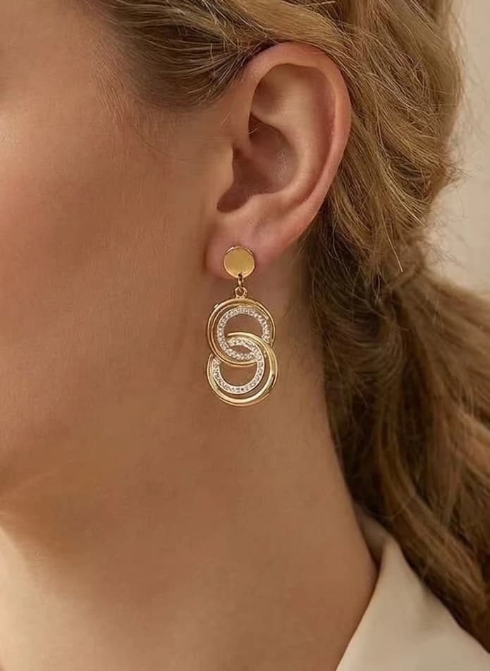 Boucle d'oreille infini