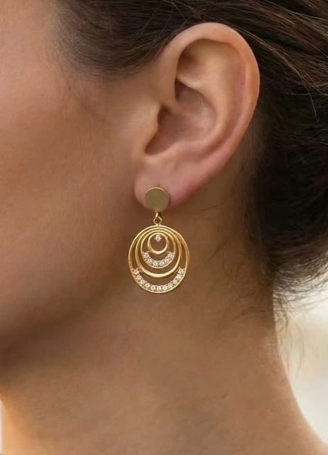 Boucle d'oreille cercle