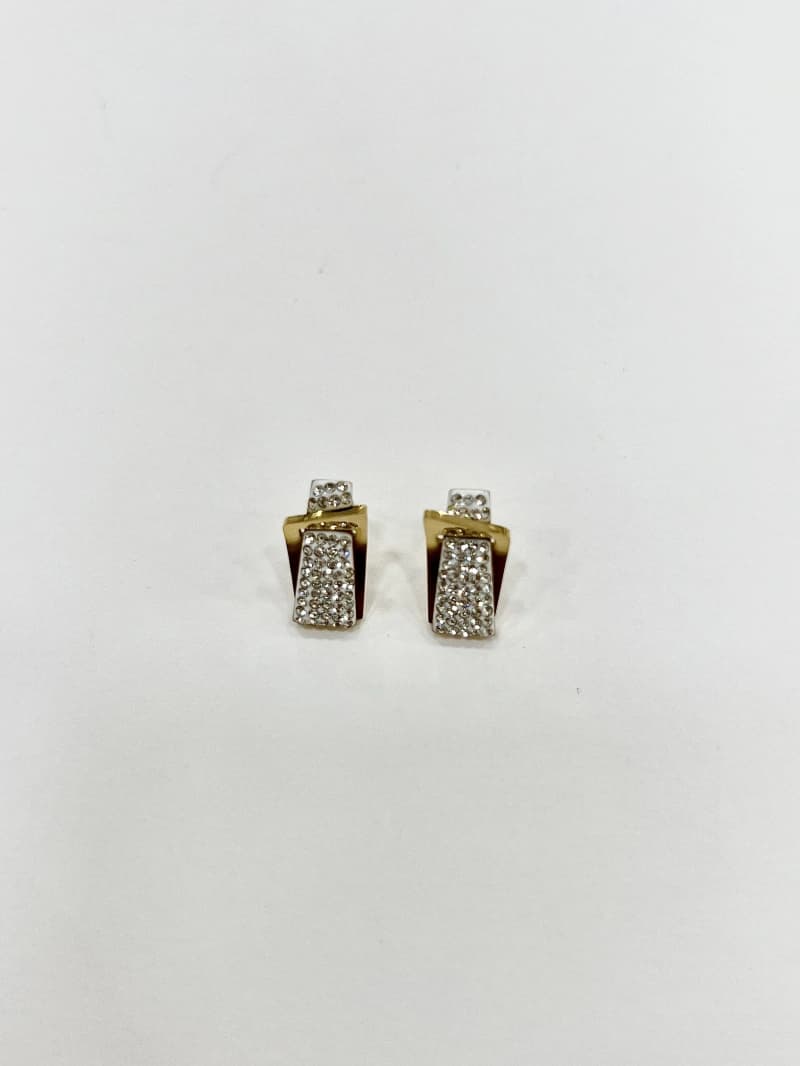 Boucle d'oreille rectangle